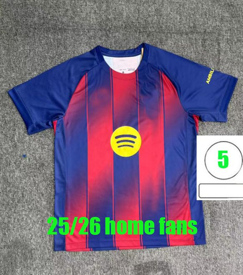 24 25 26 LAMINE YAMAL Lewandowski Soccer Jerseys OLMO KESSIE GAVI Raphinha FERRAN 2024 2025 Football Shirt Kids Kounde Men Kids Kit Fans Player Copa Del Rey FINAL