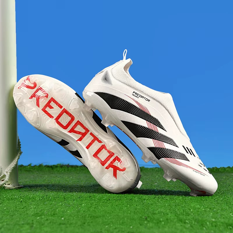 New Men Soccer Shoes TF/FG Original Resistant Football Field Boot Society Cleats Football Shoes Professional Comfortable Sneaker
