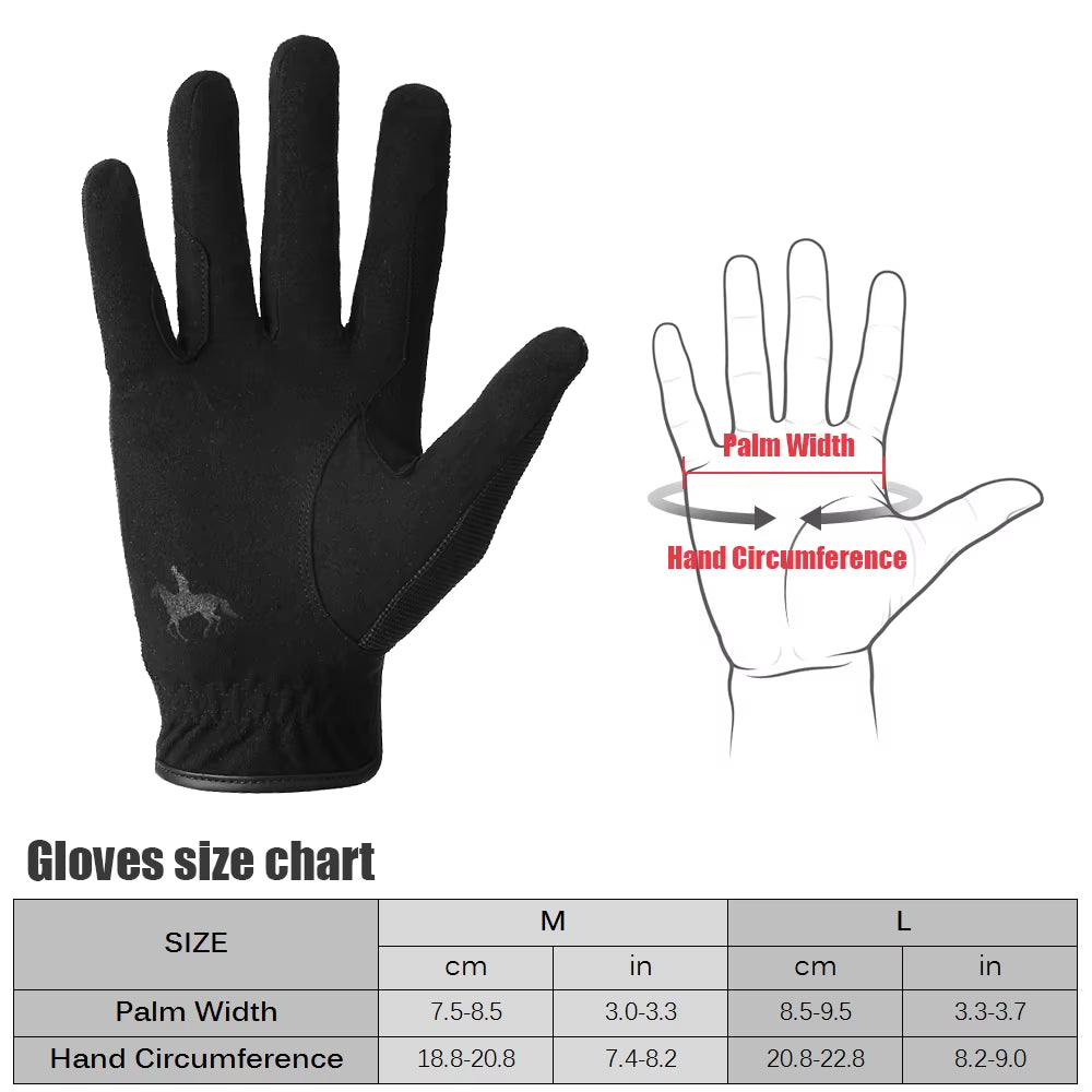 2020 Professional Horse Riding Gloves Equestrian Horseback Riding Gloves Men Women Unisex Baseball Ball Sports Gloves