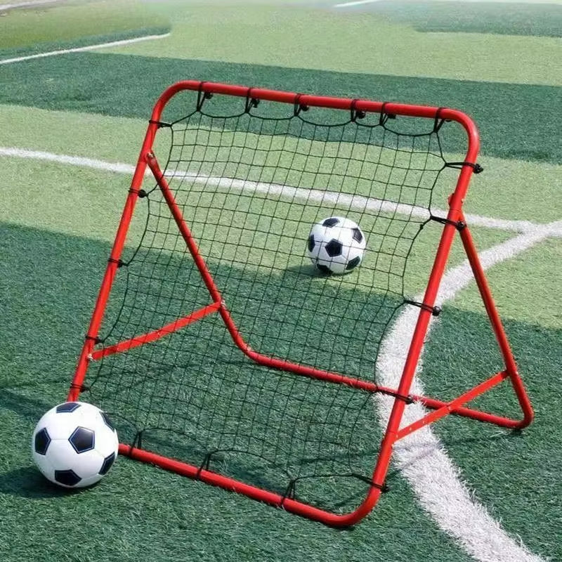 Ultimate Football Rebounder Net - 39.37"x39.37" Soccer Training Net with 20 Ropes for Outdoor Practice
