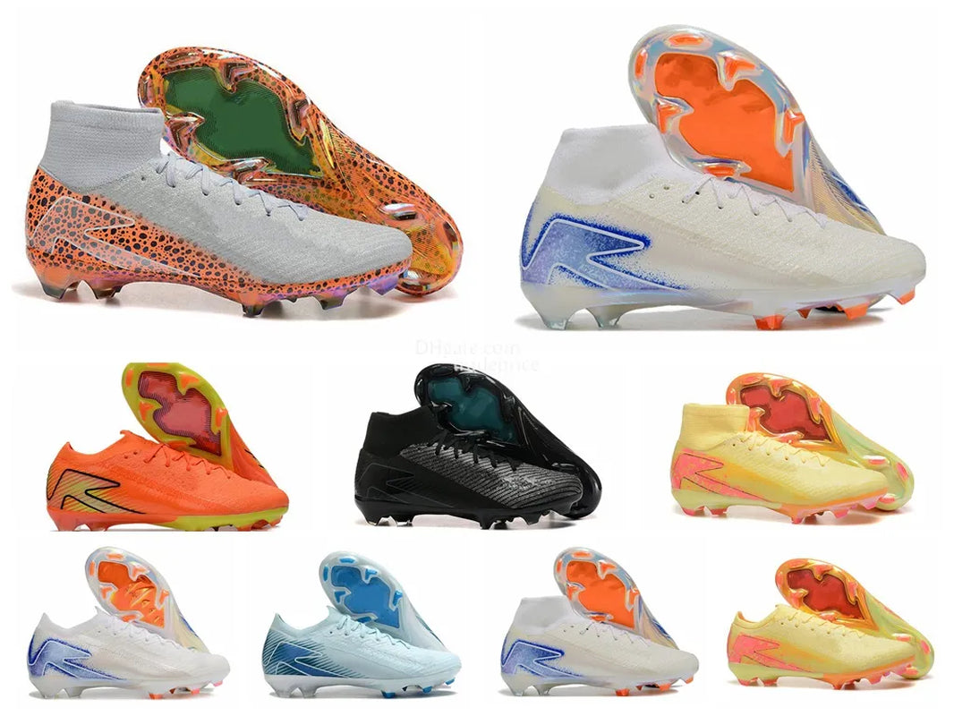 Mens Youth Elite GX FG GT Football Boots Kids Boys Womens Black Cleats AG SG DF Fit Soccer Shoes Low High Red Blue Green Pink Cleat Size US 3Y-13 EUR 35-47