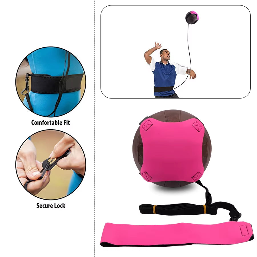 Volleyball Training Equipment Aid Practice Your Serving Great Solo Serve & Spike Trainer for Beginners Perfect Volleyball Gift