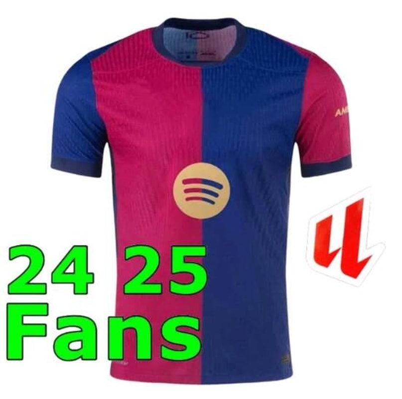 24 25 26 LAMINE YAMAL Lewandowski Soccer Jerseys OLMO KESSIE GAVI Raphinha FERRAN 2024 2025 Football Shirt Kids Kounde Men Kids Kit Fans Player Copa Del Rey FINAL