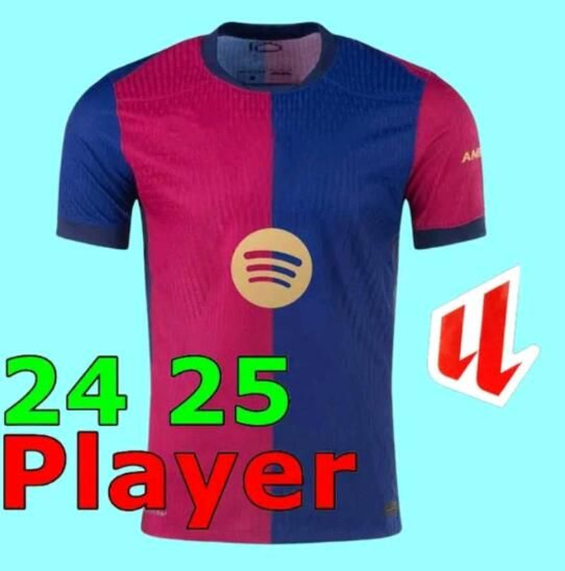 24 25 26 LAMINE YAMAL Lewandowski Soccer Jerseys OLMO KESSIE GAVI Raphinha FERRAN 2024 2025 Football Shirt Kids Kounde Men Kids Kit Fans Player Copa Del Rey FINAL