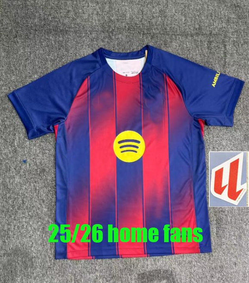 24 25 26 LAMINE YAMAL Lewandowski Soccer Jerseys OLMO KESSIE GAVI Raphinha FERRAN 2024 2025 Football Shirt Kids Kounde Men Kids Kit Fans Player Copa Del Rey FINAL