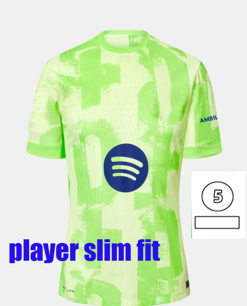 24 25 26 LAMINE YAMAL Lewandowski Soccer Jerseys OLMO KESSIE GAVI Raphinha FERRAN 2024 2025 Football Shirt Kids Kounde Men Kids Kit Fans Player Copa Del Rey FINAL