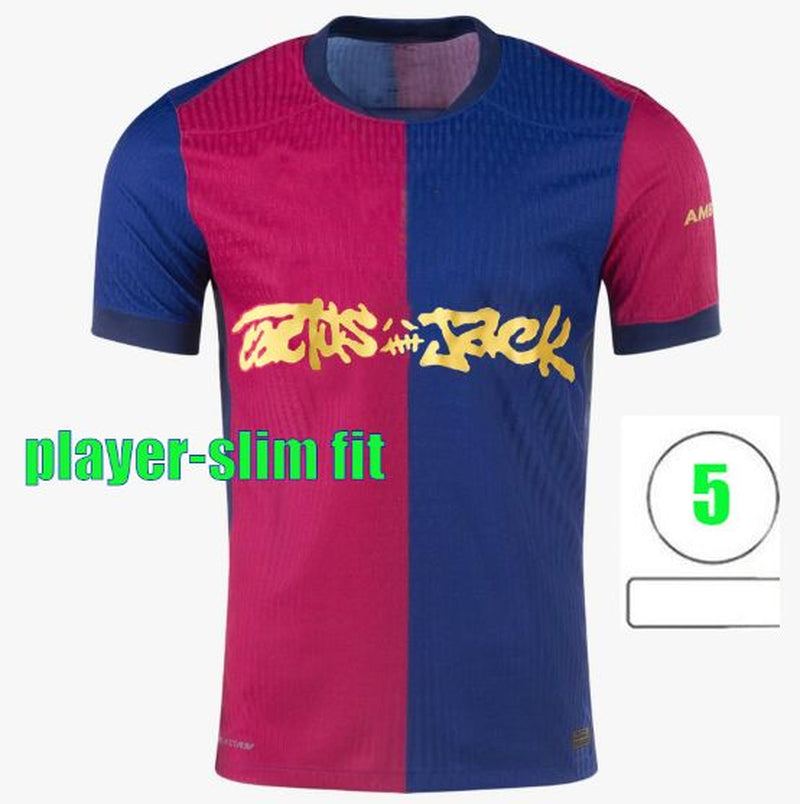 24 25 26 LAMINE YAMAL Lewandowski Soccer Jerseys OLMO KESSIE GAVI Raphinha FERRAN 2024 2025 Football Shirt Kids Kounde Men Kids Kit Fans Player Copa Del Rey FINAL