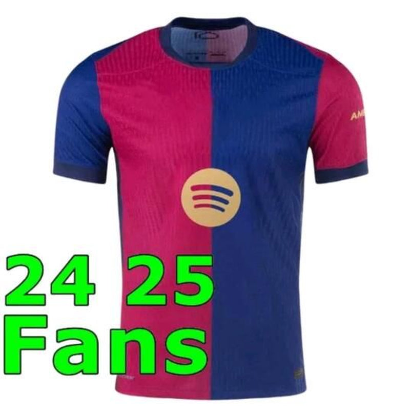 24 25 26 LAMINE YAMAL Lewandowski Soccer Jerseys OLMO KESSIE GAVI Raphinha FERRAN 2024 2025 Football Shirt Kids Kounde Men Kids Kit Fans Player Copa Del Rey FINAL