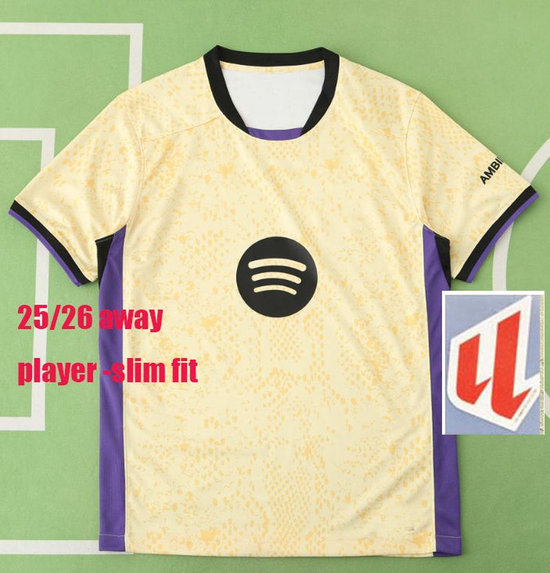 24 25 26 LAMINE YAMAL Lewandowski Soccer Jerseys OLMO KESSIE GAVI Raphinha FERRAN 2024 2025 Football Shirt Kids Kounde Men Kids Kit Fans Player Copa Del Rey FINAL