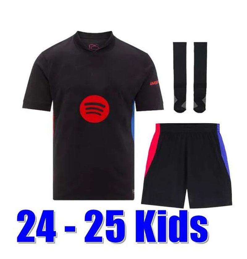 24 25 26 LAMINE YAMAL Lewandowski Soccer Jerseys OLMO KESSIE GAVI Raphinha FERRAN 2024 2025 Football Shirt Kids Kounde Men Kids Kit Fans Player Copa Del Rey FINAL